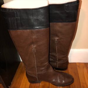 Two-Tone Ralph Lauren Riding Boots